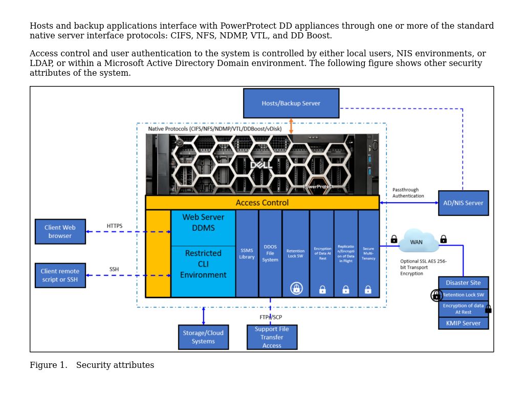DDOS system interfaces and access control | Dell PowerProtect DD Series ...